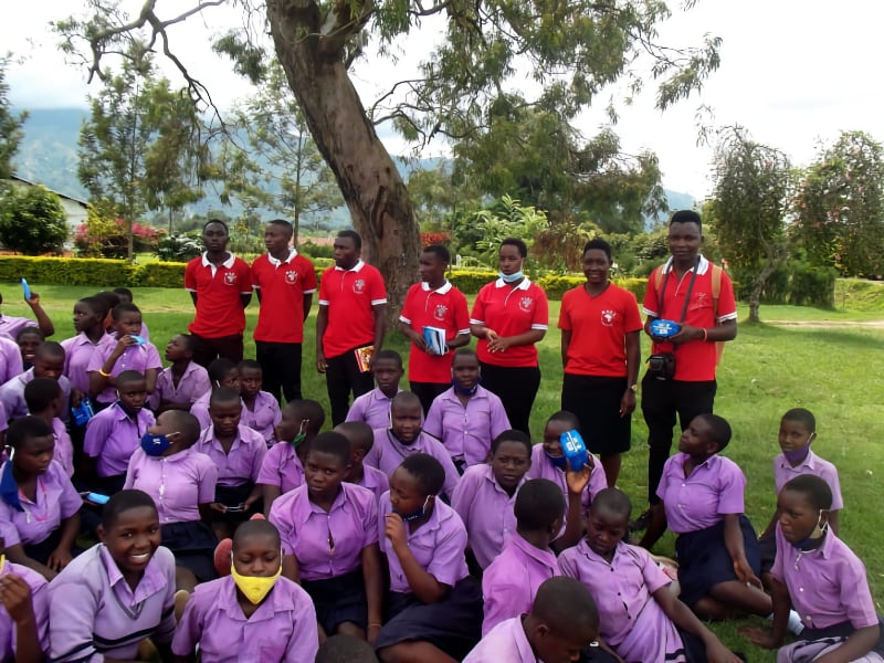 health education talk in bukuku primary school